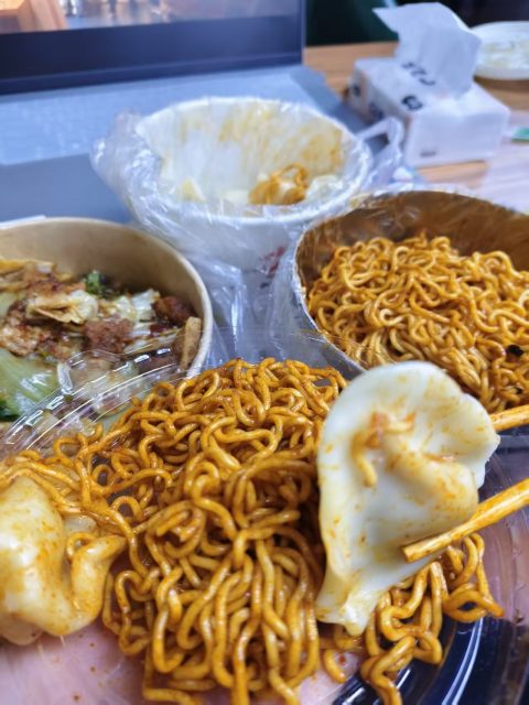 饺子火鸡面
