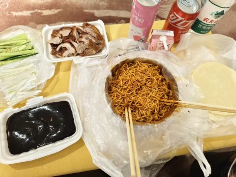 烤鸭火鸡面