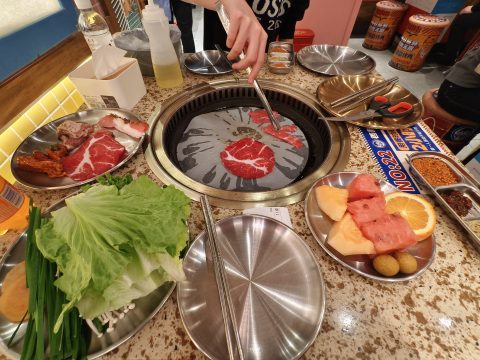 烤肉，不是很好